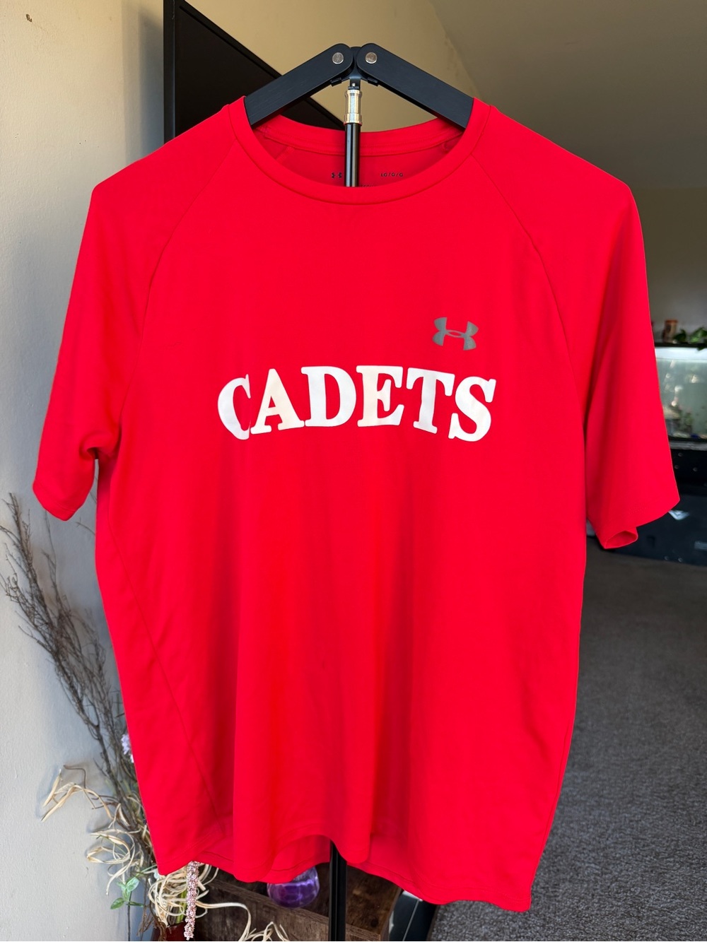 LG Red 'CADETS' Athletic Short-Sleeve Shirt